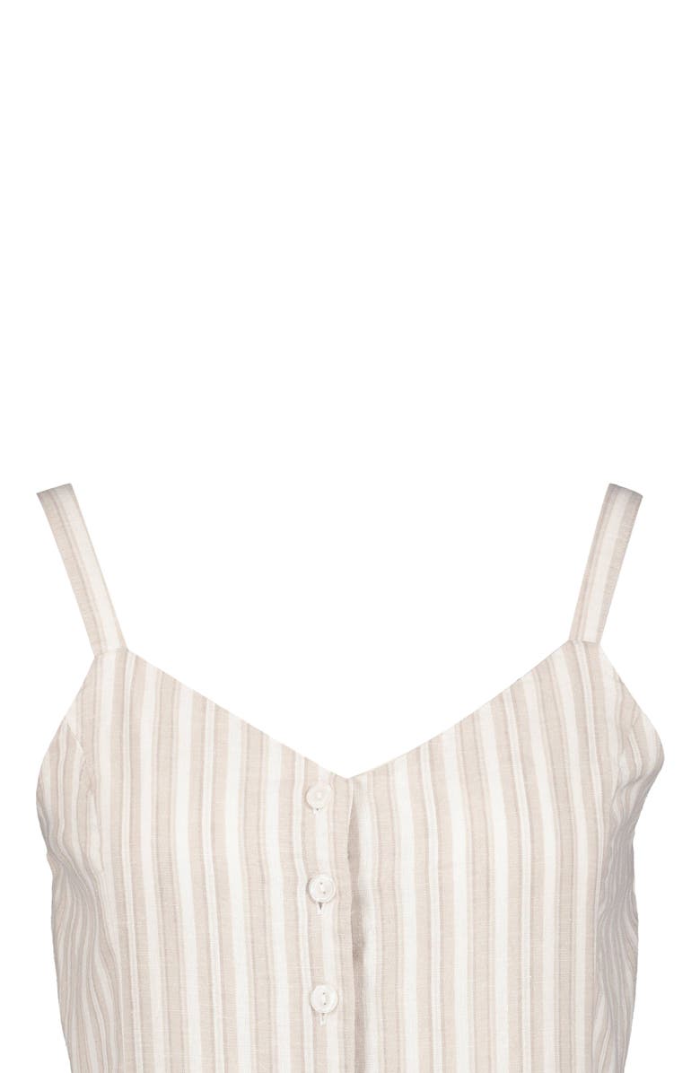 Hope & Henry Women's Button Front Jumpsuit, Alternate, color,