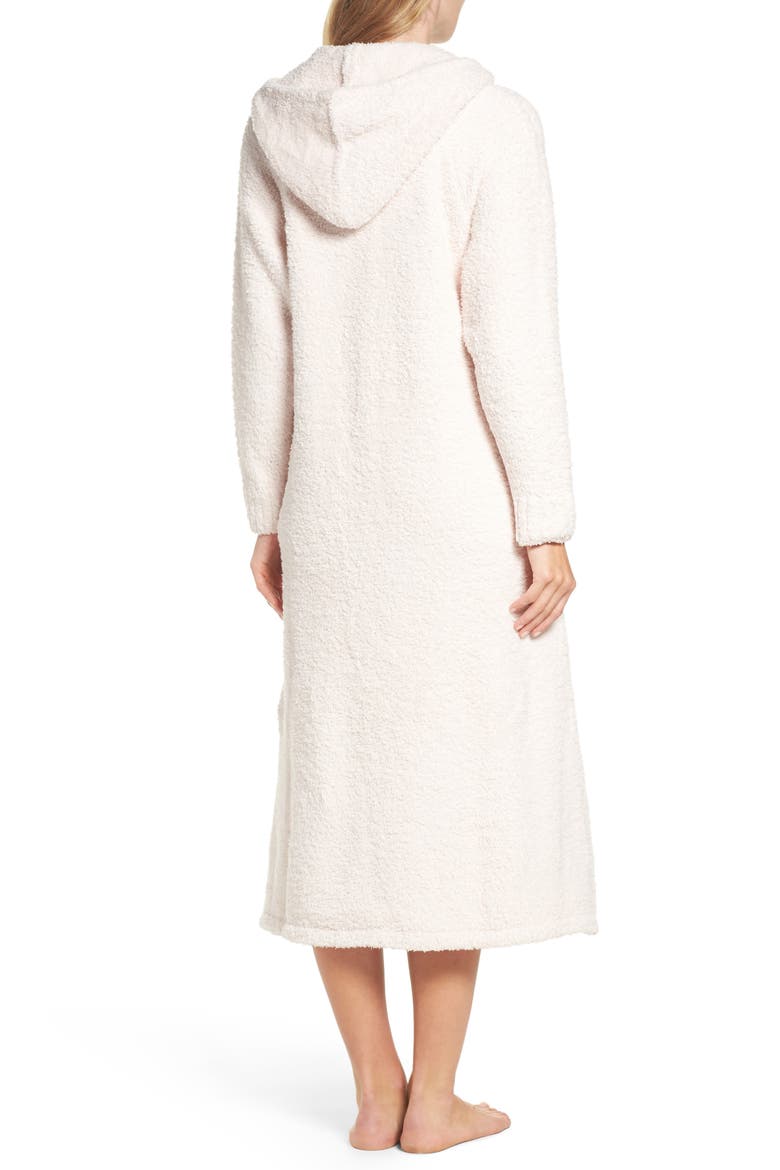 CozyChic® Hooded Zip Robe, Alternate, color, PINK