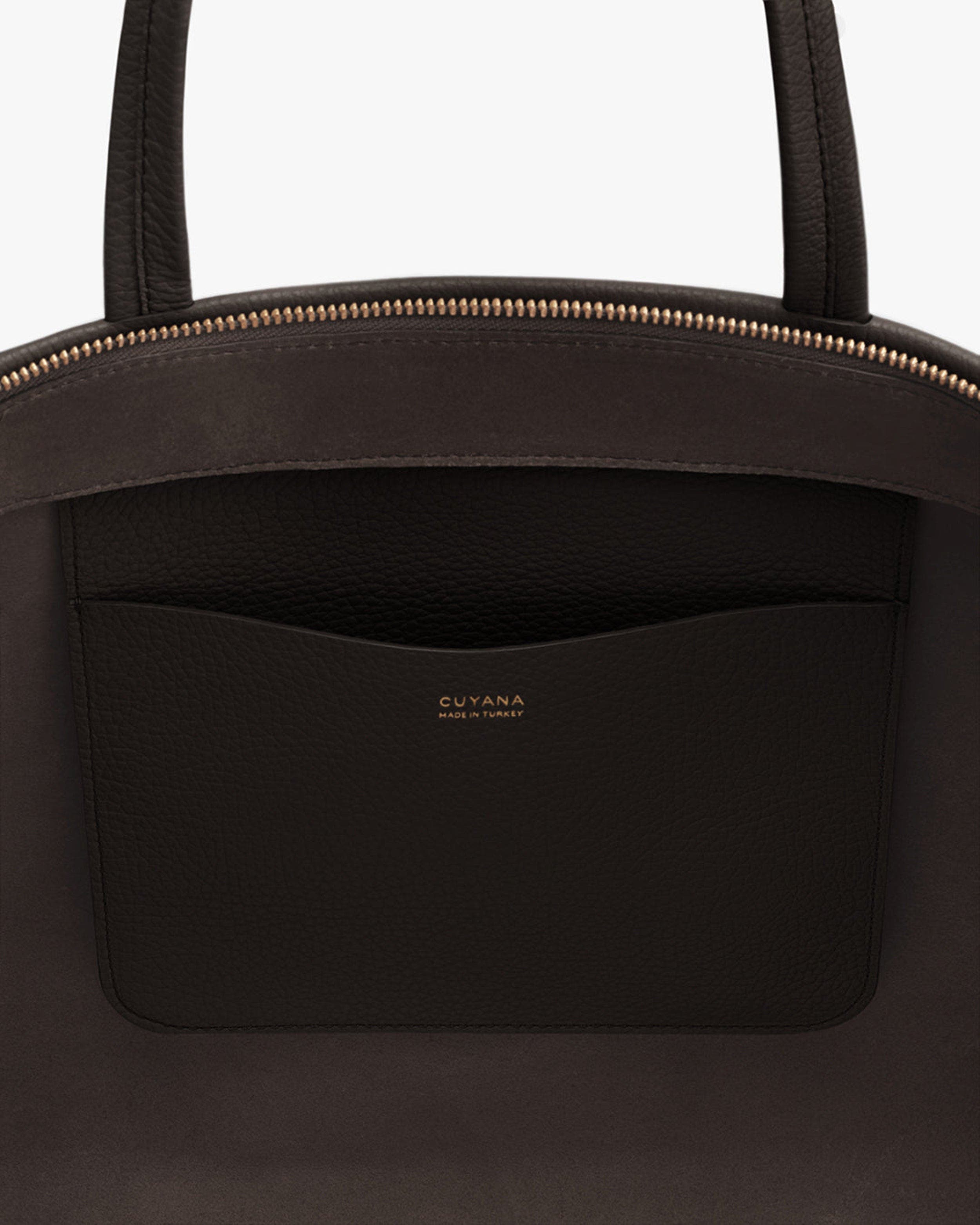 Cuyana Classic Easy Zipper Tote, Alternate, color, Mocha