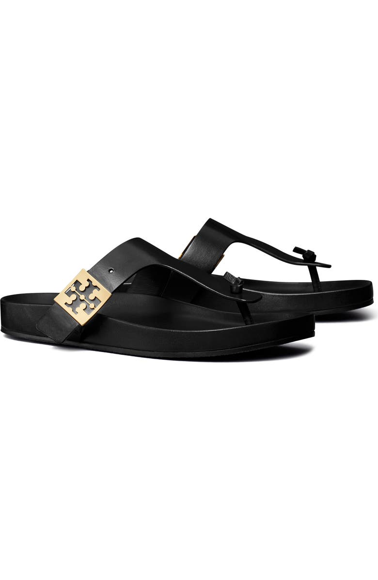 Tory Burch Mellow Thong Sandal, Main, color, Perfect Black / Perfect Black