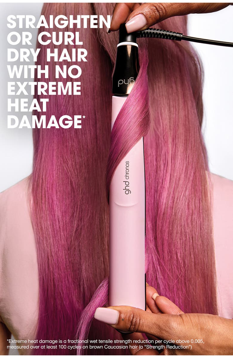 ghd Chronos Styler 1-Inch Flat Iron in Pink Sorbet, Alternate, color, Pink