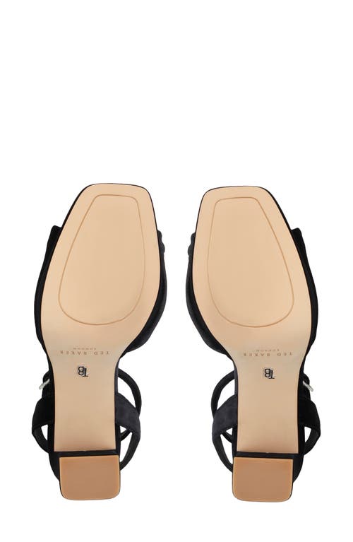 Ted Baker London Maddy Ruche Ankle Strap Sandal