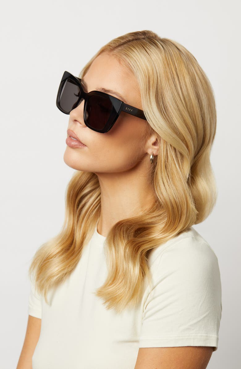 DIFF Lizzy 54mm Gradient Cat Eye Sunglasses, Alternate, color, 