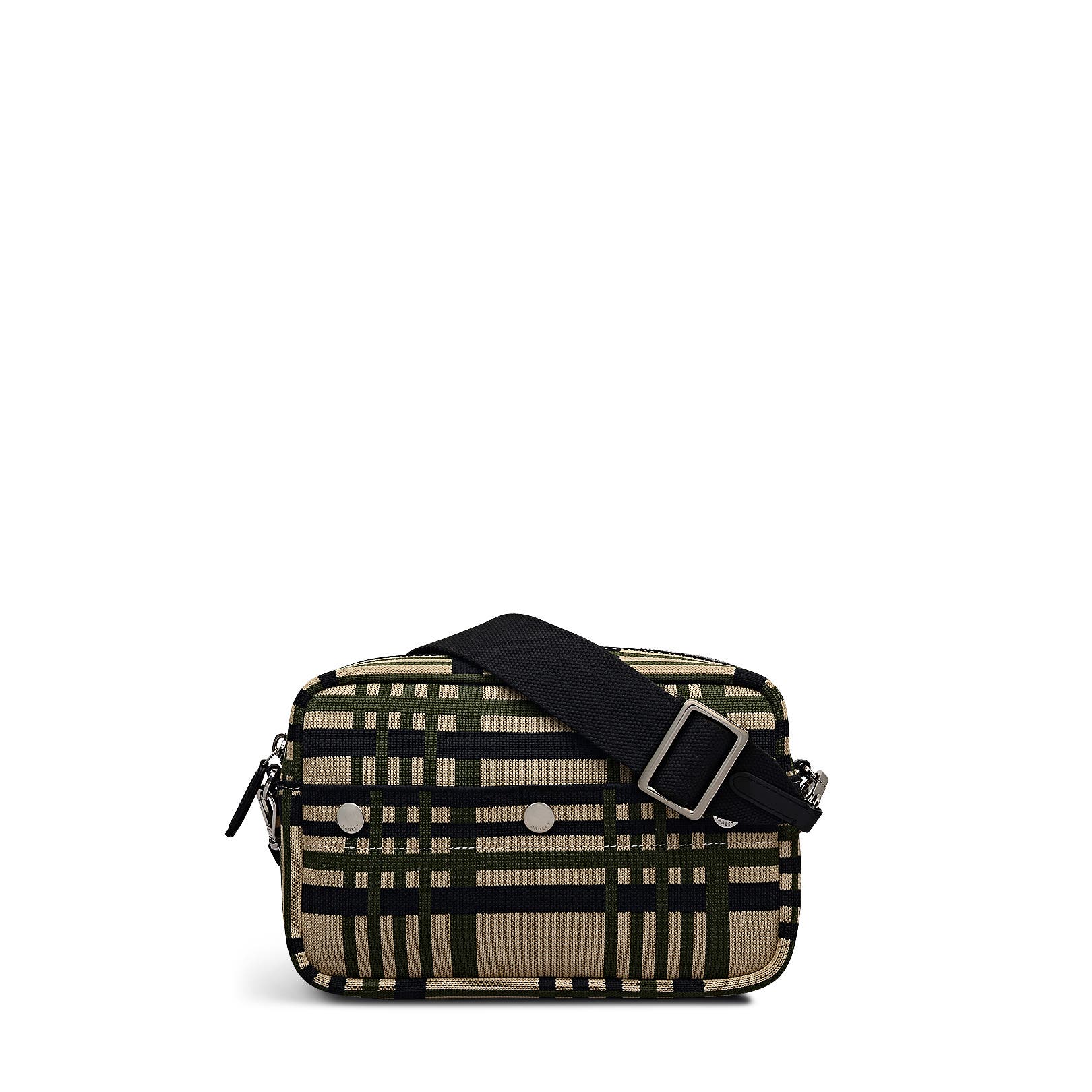 Radley Hadleigh Place - Check Small Ziptop Crossbody Bag, Alternate, color, Porcini