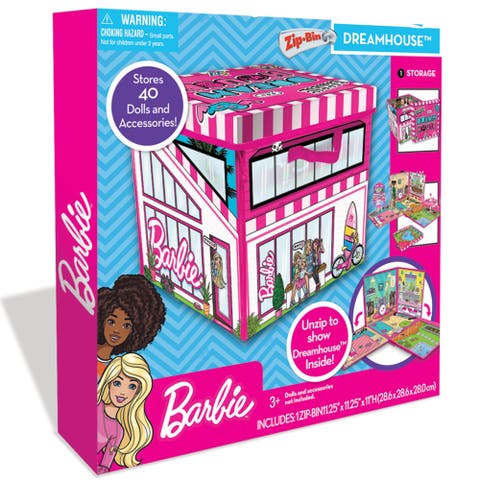 ZipBin Barbie Dreamhouse Toy Box