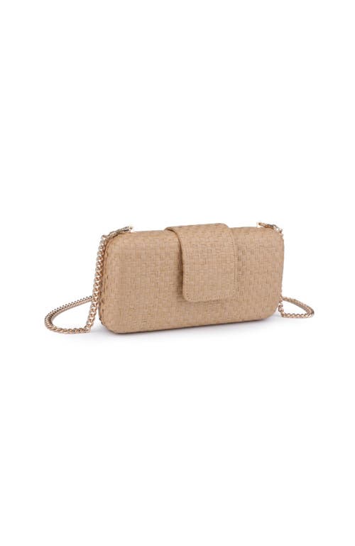 Moda Luxe Sylvi Evening Bag In Tan