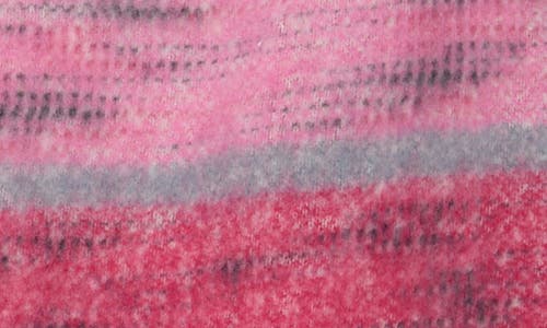 Saachi Stripe Oversize Scarf In Pink