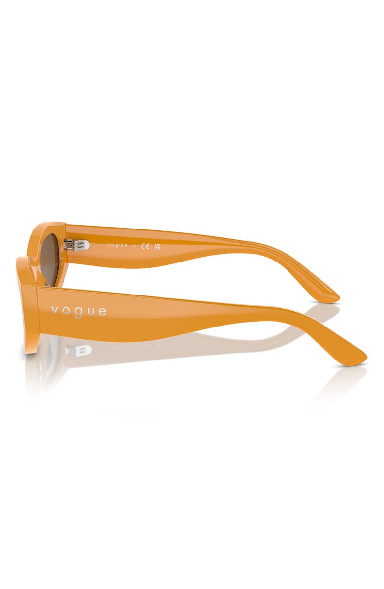 VOGUE 54mm Gradient Irregular Sunglasses, Alternate, color,