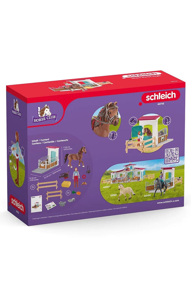 Schleich Horse Club Horse Box Hannah & Cayenne, Figurine Playset, Kids, Alternate, color, 