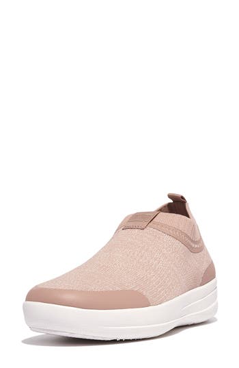 Fitflop Uberknit Slip-on Sneaker In Animal Print