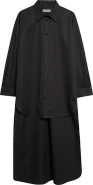 Balenciaga Organdi Cotton & Silk Poplin Button-Up Shirt