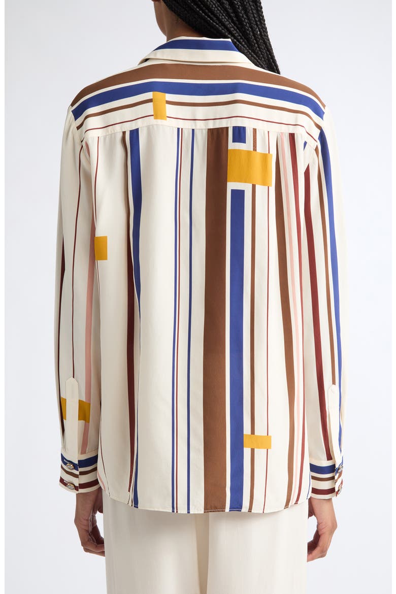 Graphic Stripe Relaxed Shirt, Alternate, color, GRAPHIC STRIPE
