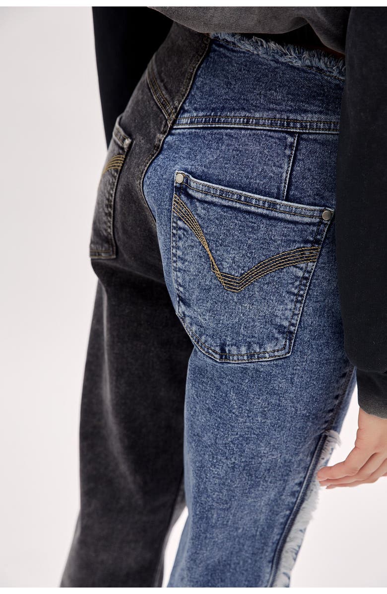 PCFG Two Color Block Denim Pant, Alternate, color, Blue