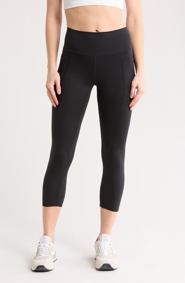 BALANCE COLLECTION Easy Tara Pocket Capri Leggings, Main, color, 