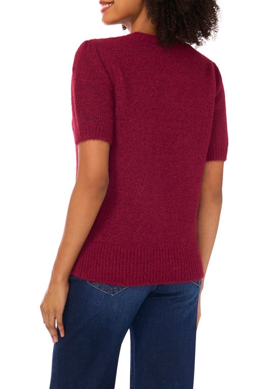 Cece Knit Crewneck Sweater In Brown