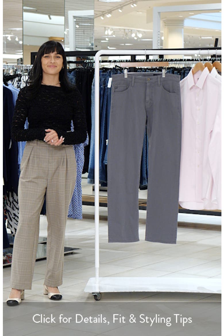 Protégé Classic Straight Leg Cotton & Linen Blend Pants video