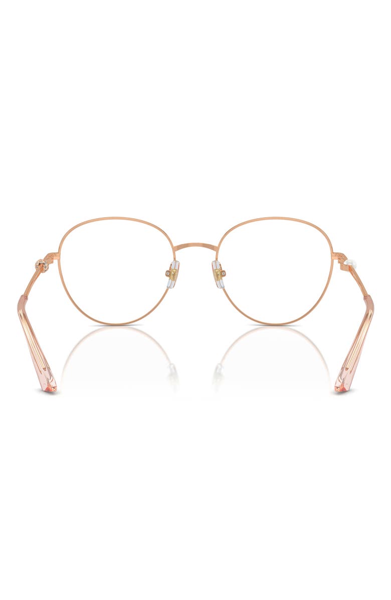 Jimmy Choo 52mm Round Optical Glasses, Alternate, color,