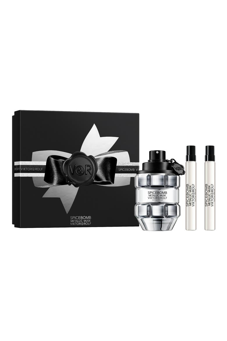 Spicebomb Metallic Musk Eau de Parfum 3-Piece Gift Set $225 Value, Main, color, NO COLOR