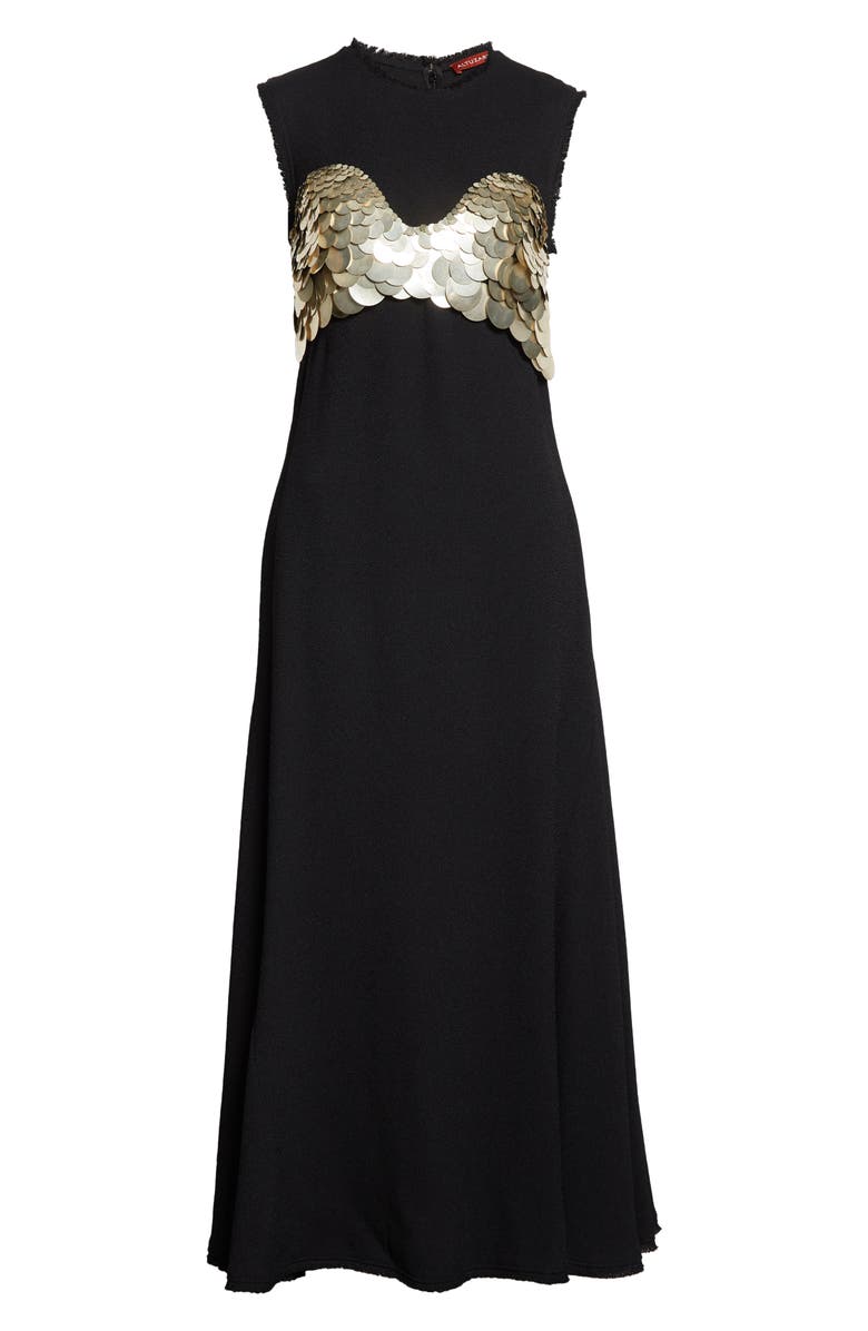 Altuzarra Neres Paillette Crepe Midi Dress, Alternate, color, 