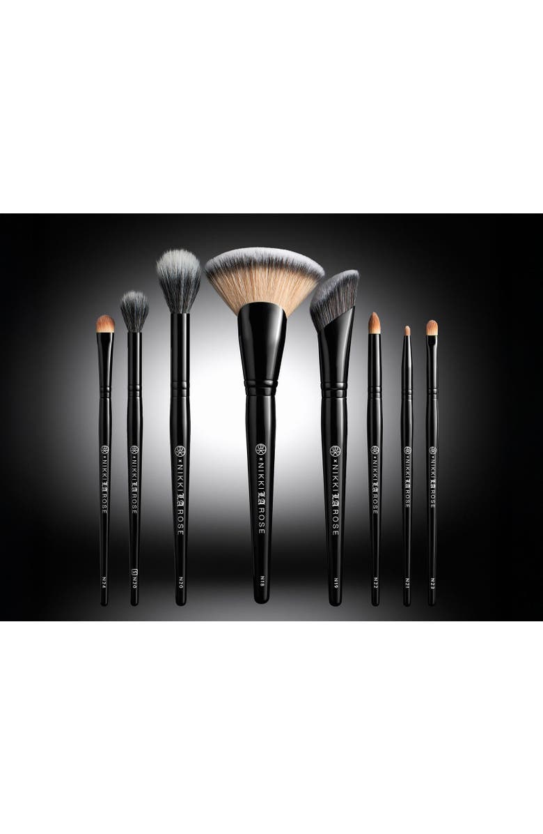 BK Beauty Nikki La Rose Pro Artist Brush Set - Vol. 2, Alternate, color, Black