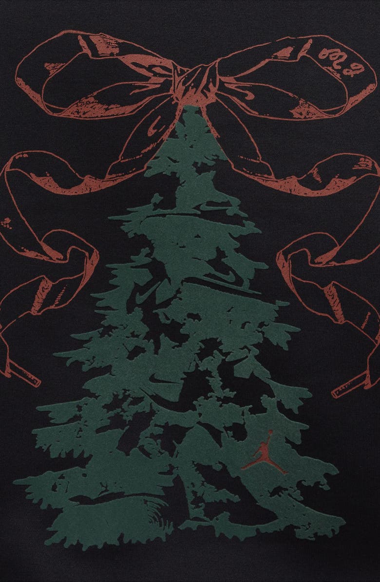 Jordan Brooklyn Fleece Graphic Sweatshirt, Alternate, color, Black