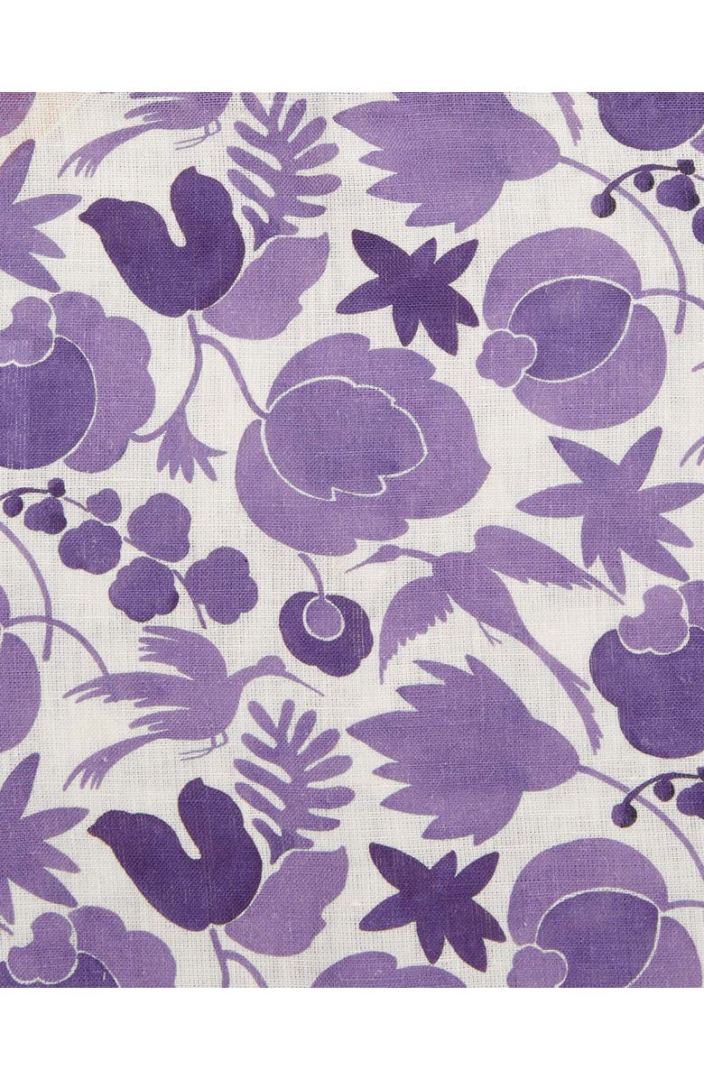 La DoubleJ Large Napkins Set Of 2 (45X45) Wildbird Viola Small Purple, Alternate, color, Wildbird Viola Small Purple