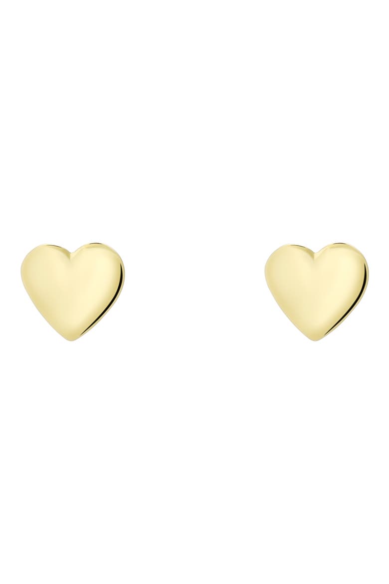 Harly Heart Stud Earrings, Main, color, GOLD