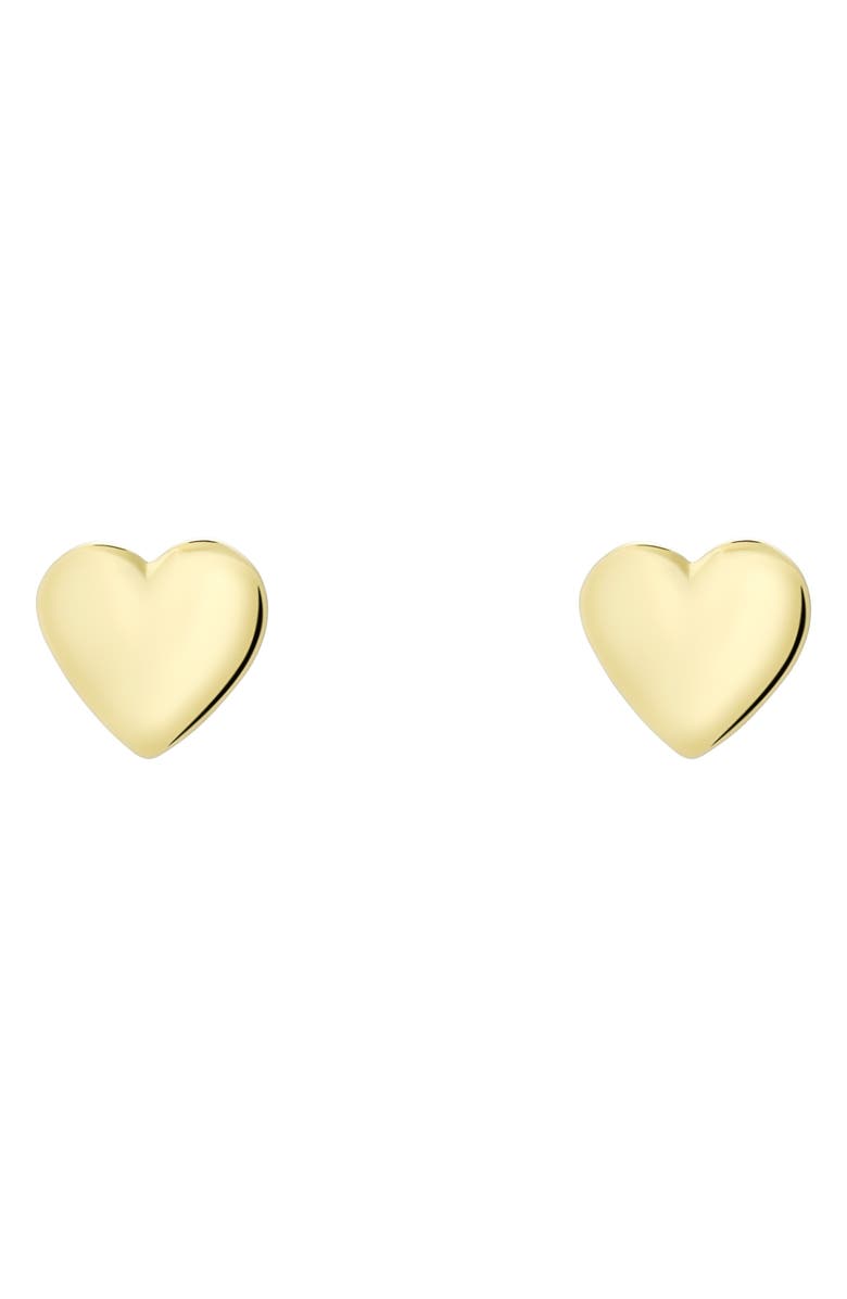 Ted Baker London Harly Heart Stud Earrings, Main, color, Gold