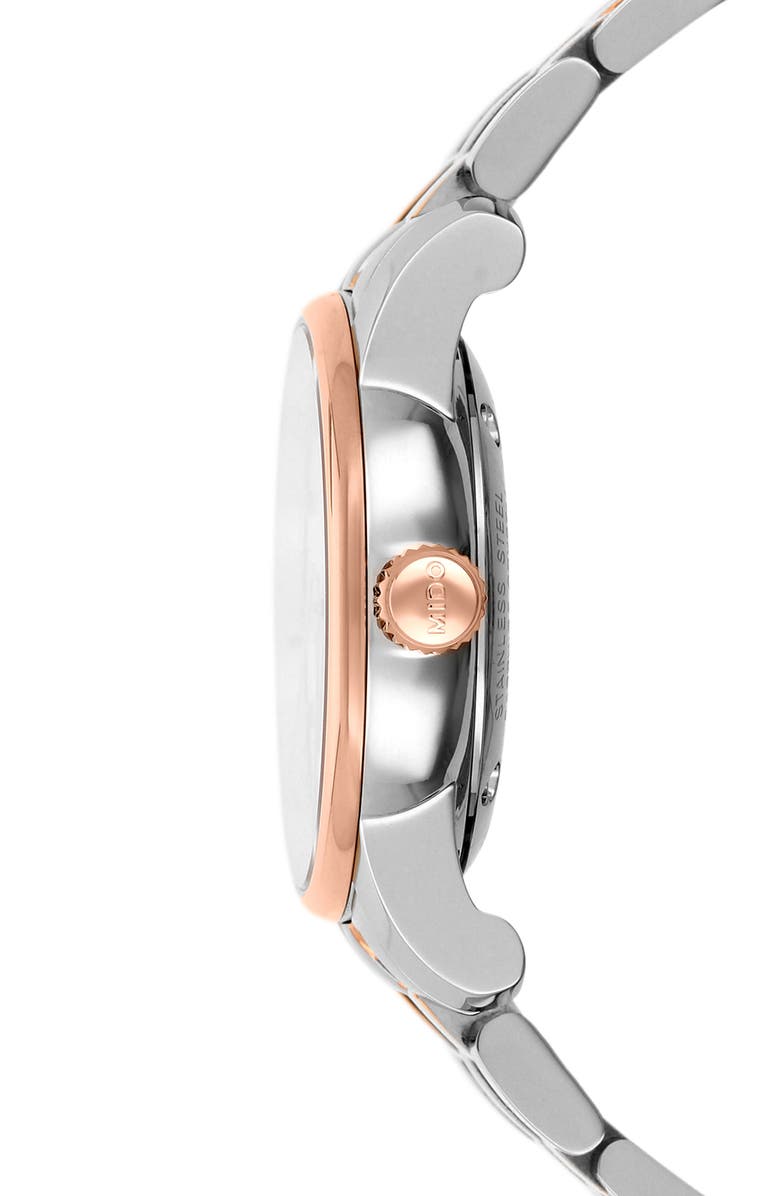 MIDO Baroncelli Diamond Bracelet Watch, 29mm, Alternate, color, 