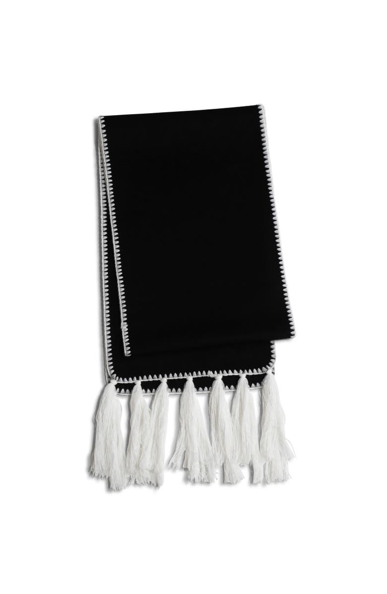 Belle & Bloom Mountain Side Scarf, Alternate, color, Black