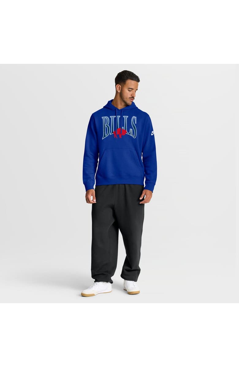 Nike Men's Nike Royal Buffalo Bills Full Blitz Club Fleece Pullover Hoodie, Alternate, color, Royal