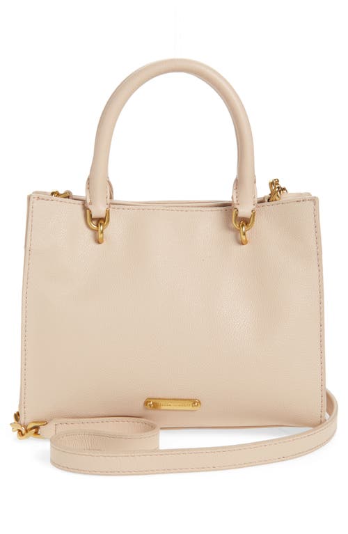 Rebecca Minkoff Mini Amour Leather Tote In Latte