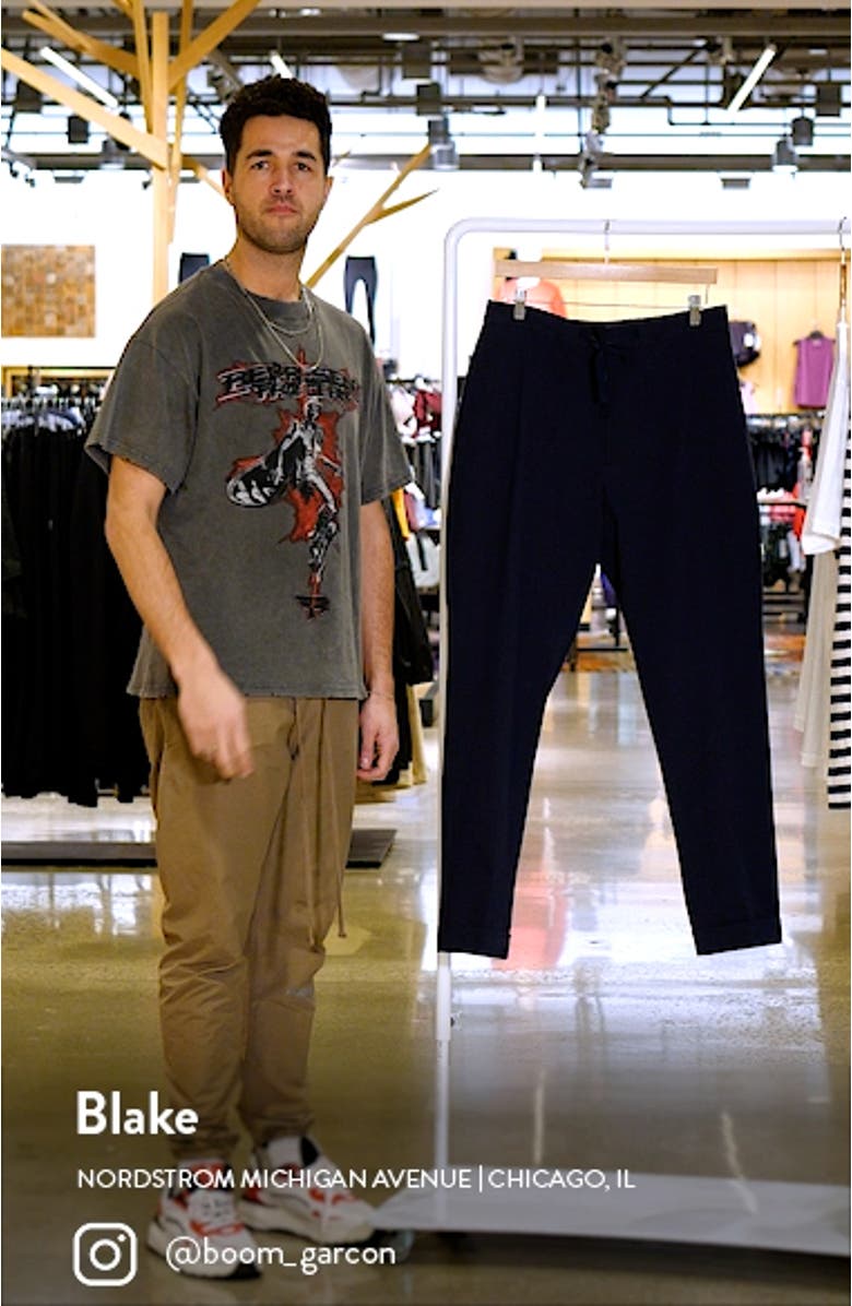 Joseph Cotton Seersucker Pants, sales video thumbnail