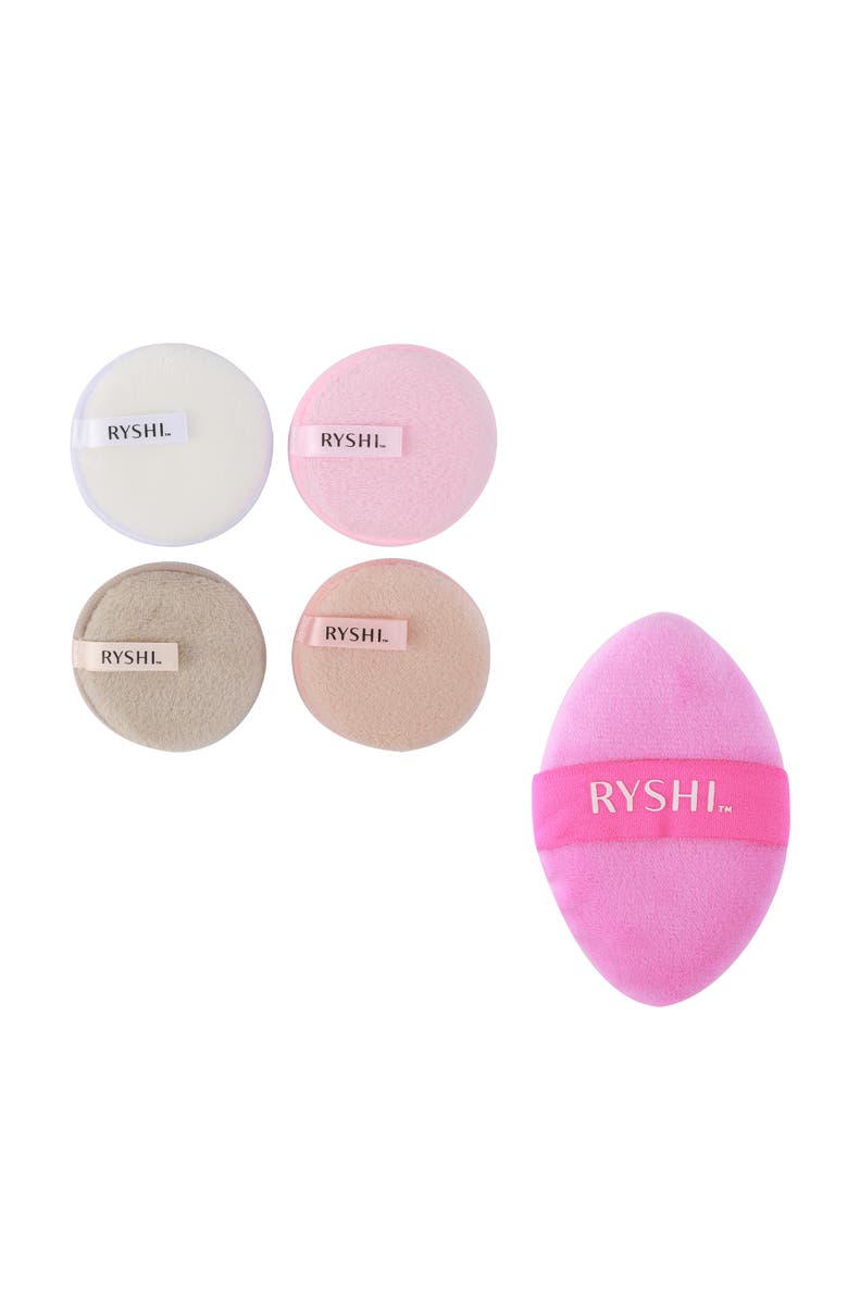 PURSONIC Flawless Finish & Fresh Skin Bundle Reversible Sponge + Reusable Makeup Remover Cloths, Main, color, Pink