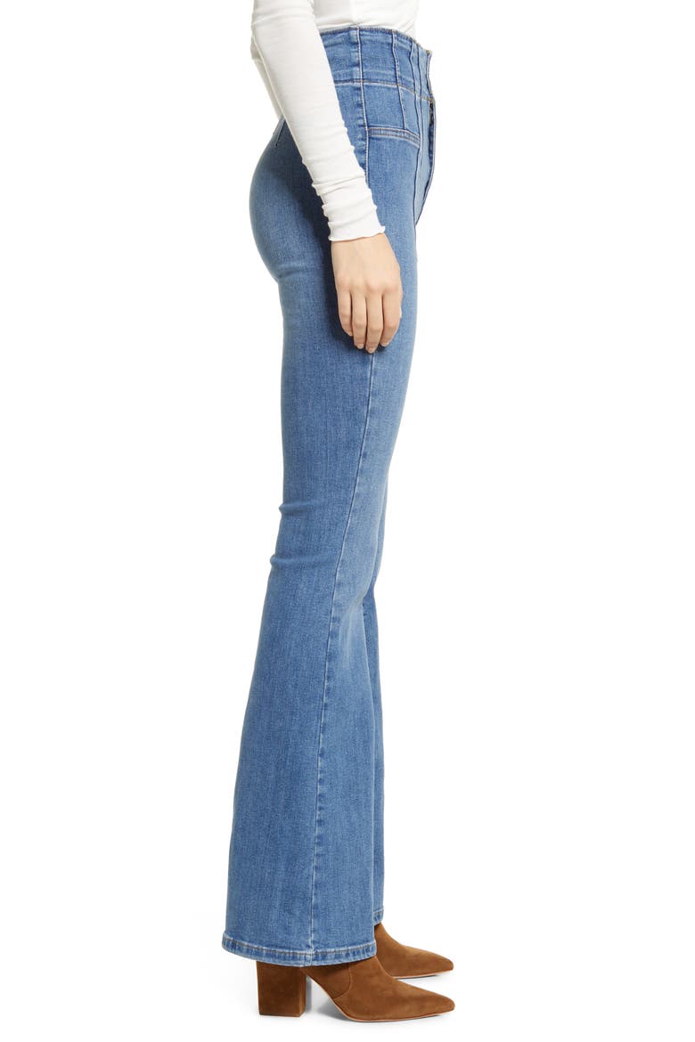 We the Free Jayde Flare Jeans, Alternate, color, SUNBURST BLUE