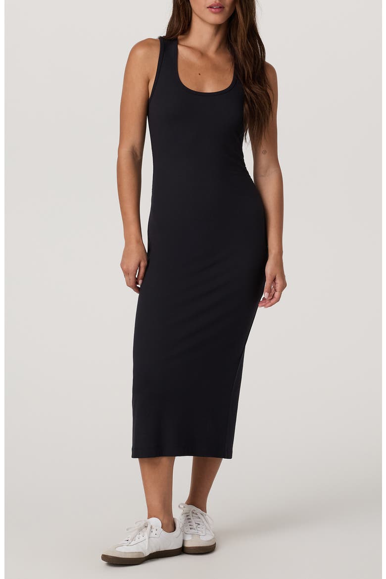 vince pleated scoop neck tank dress Side Drape Tank Dress in Vince Products Women