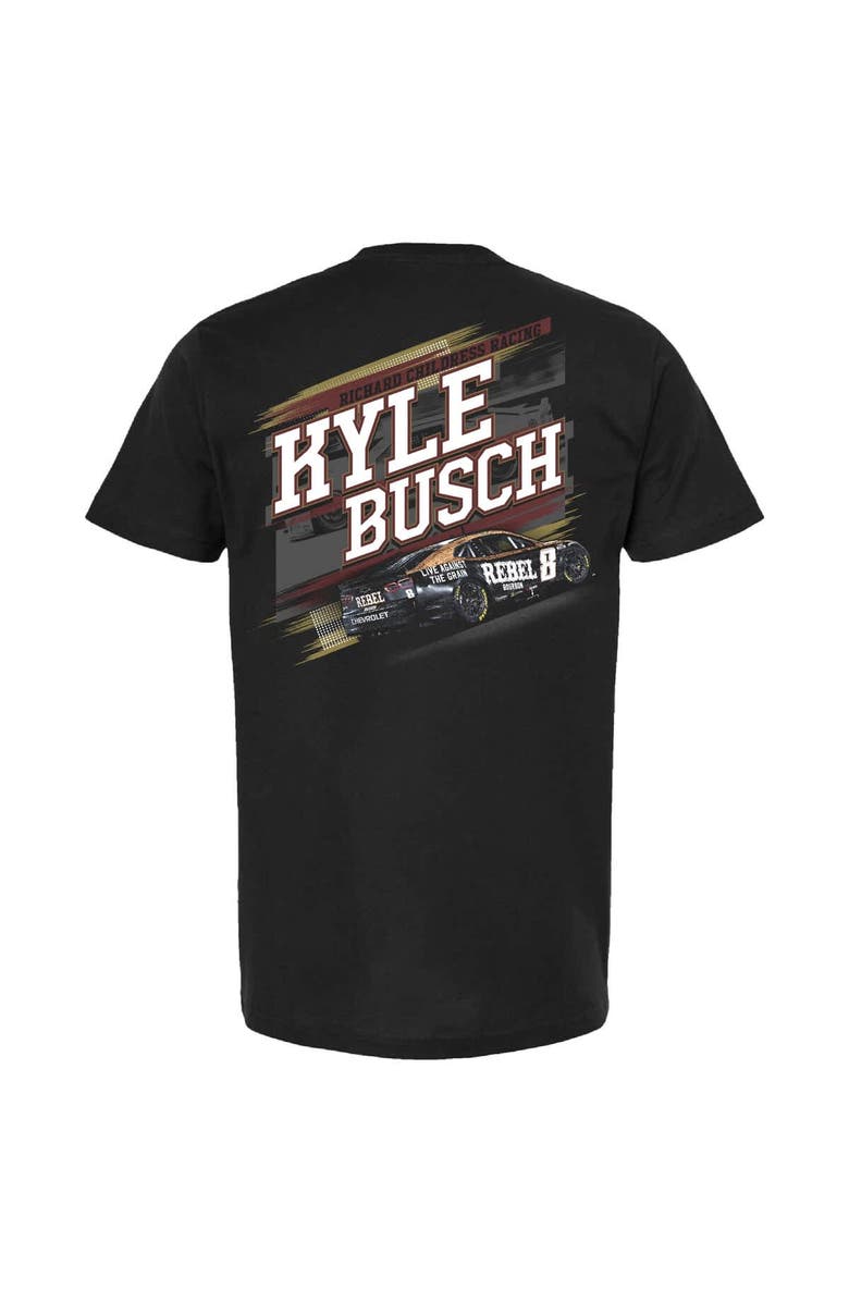 NASCAR Men's Richard Childress Racing Team Collection Black Kyle Busch Cheddar's Car T-Shirt, Alternate, color, Black