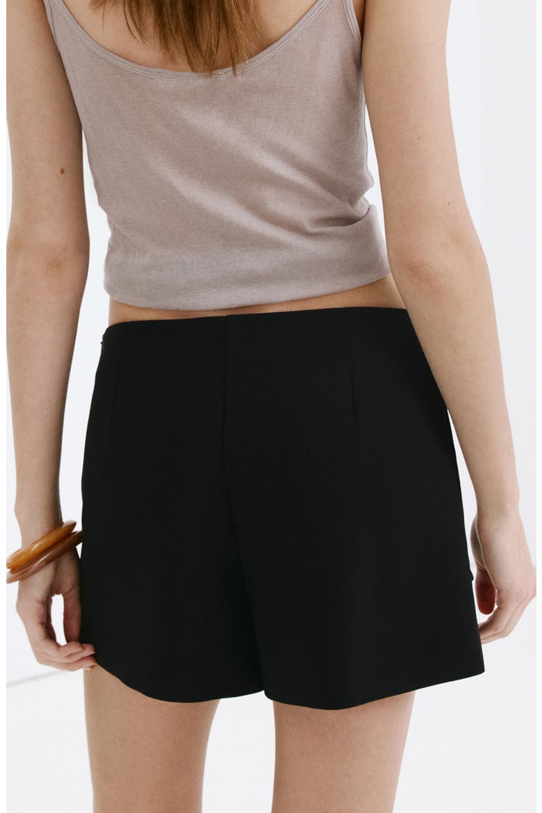 Pistacho Belted Shorts, Alternate, color, BLACK