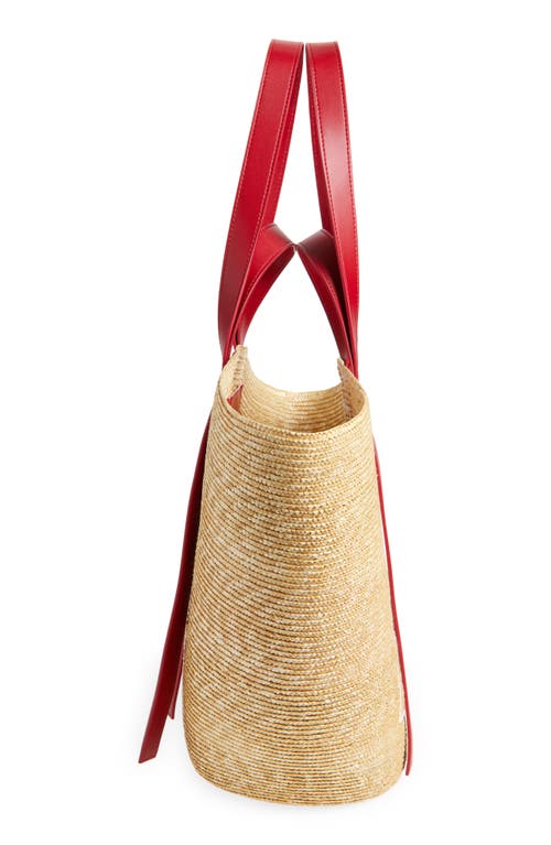 Off-white Sj Day Off Panier Raffia Tote In Multi