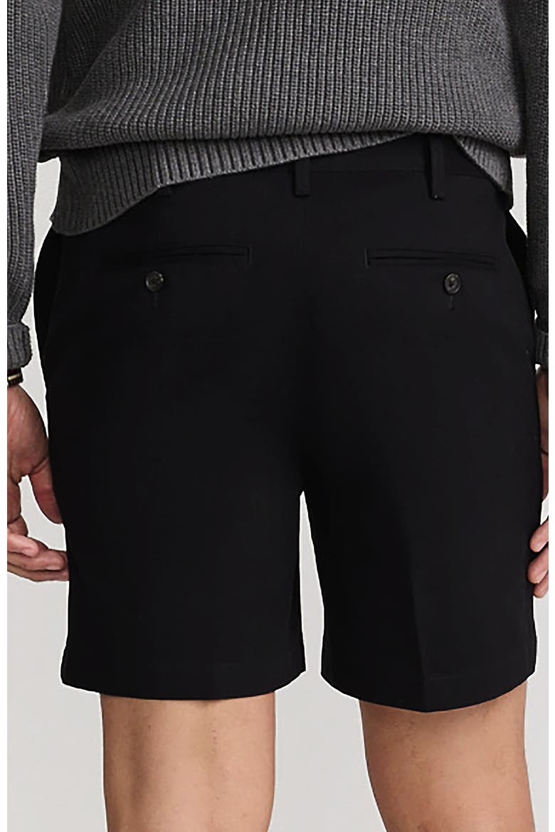 Comfort Waist 6" No Iron Chino Shorts, Alternate, color, Black