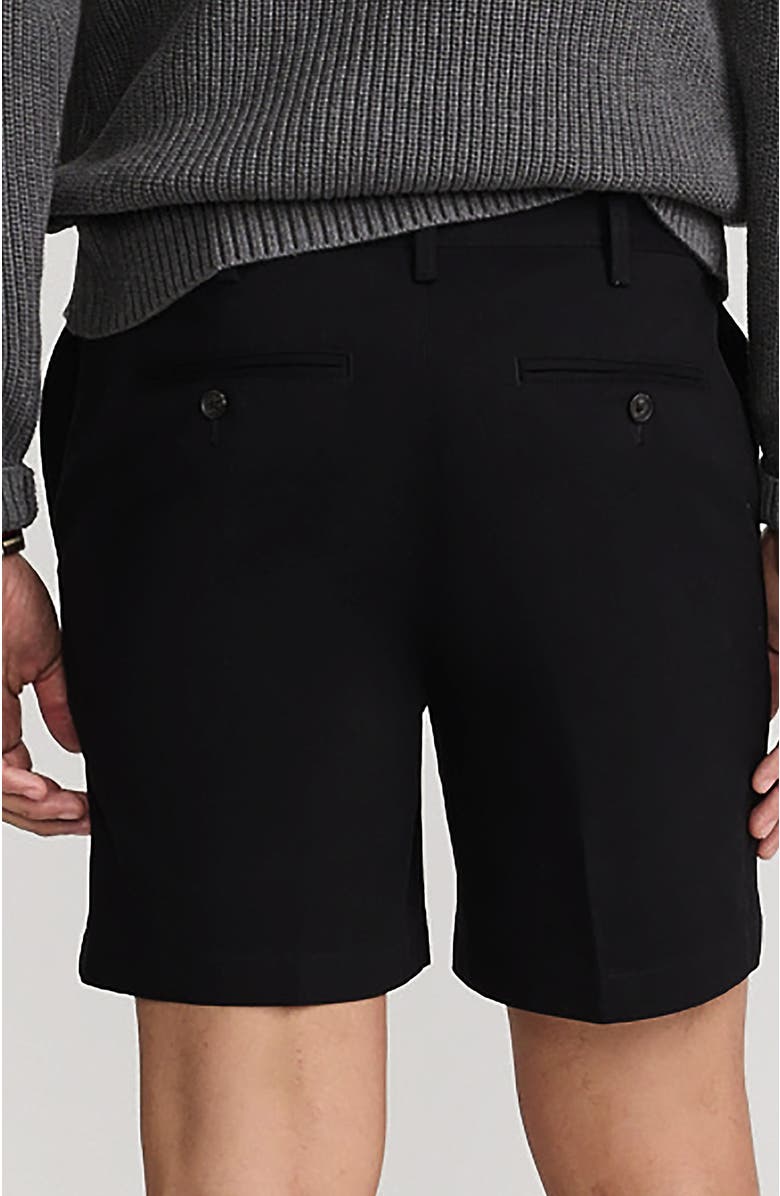 Lands' End Comfort Waist 6" No Iron Chino Shorts, Alternate, color, Black