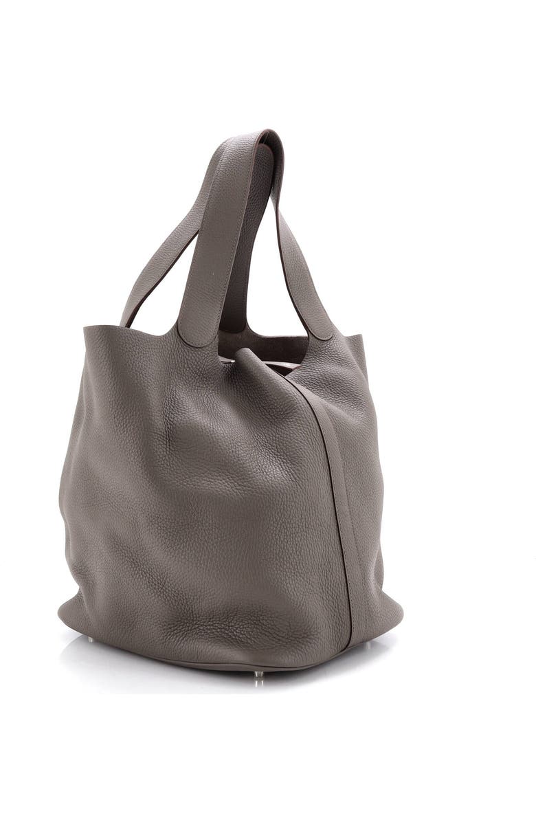 Pre-Owned Hermes Picotin Lock Bag Clemence TGM, Alternate, color, Etain