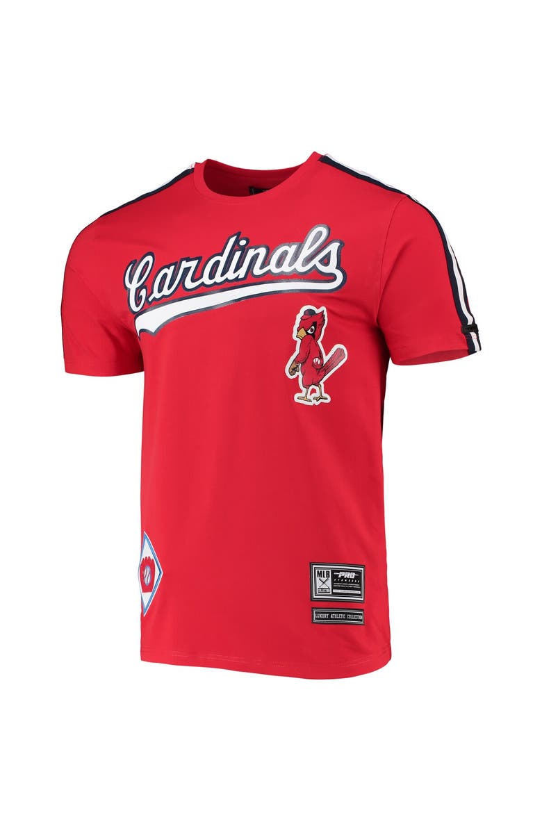 PRO STANDARD Men's Pro Standard Red/ St. Louis Cardinals Taping T-Shirt, Alternate, color, Red