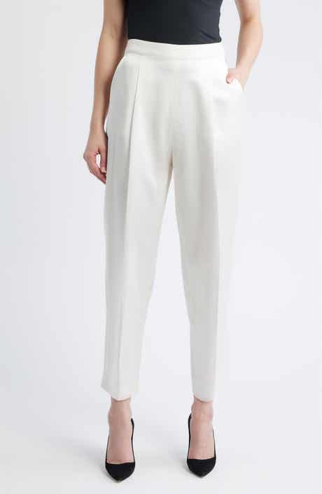 BOSS Takerana Pleated Tapered Straight Leg Pants