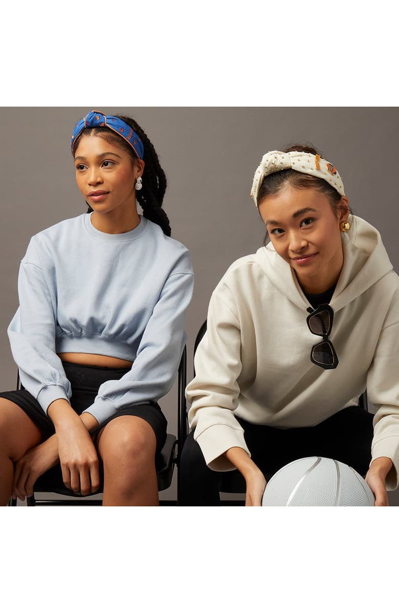 Lele Sadoughi NBA New York Knicks Embellished Headband, Alternate, color, 