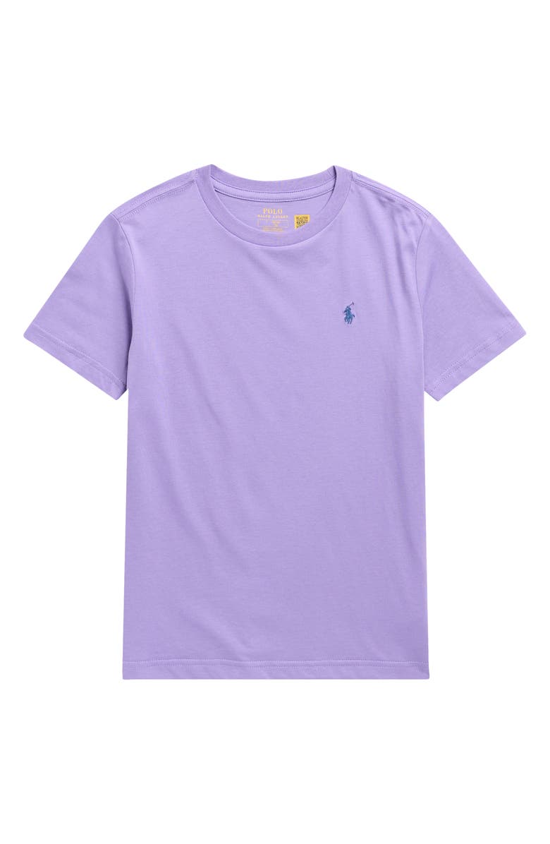 Polo Ralph Lauren Kids' Cotton Jersey T-Shirt, Main, color, Purple
