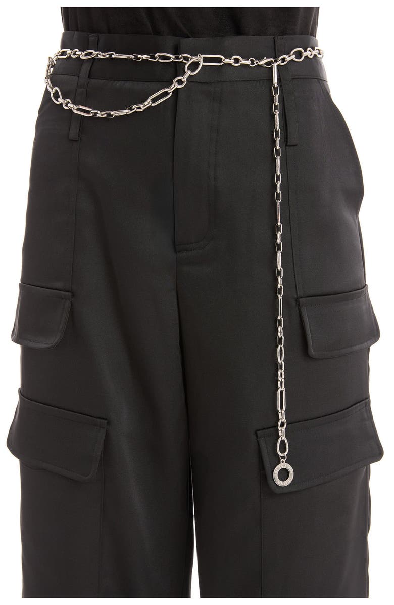 The Noli Shop Arden Chain Belt, Alternate, color, Silver