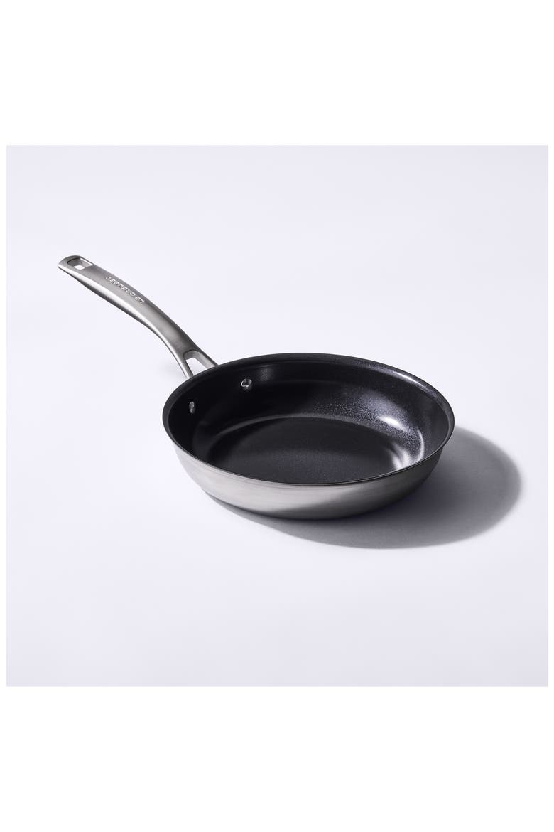 Essential Stainless Steel Set of 2 Nonstick Frying Pans, Alternate, color, STAINLESS STEEL