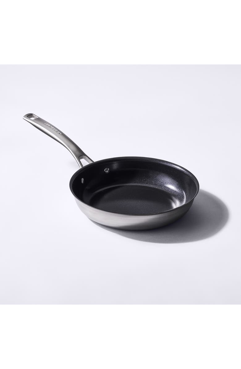 Le Creuset Essential Stainless Steel Set of 2 Nonstick Frying Pans, Alternate, color, Stainless Steel