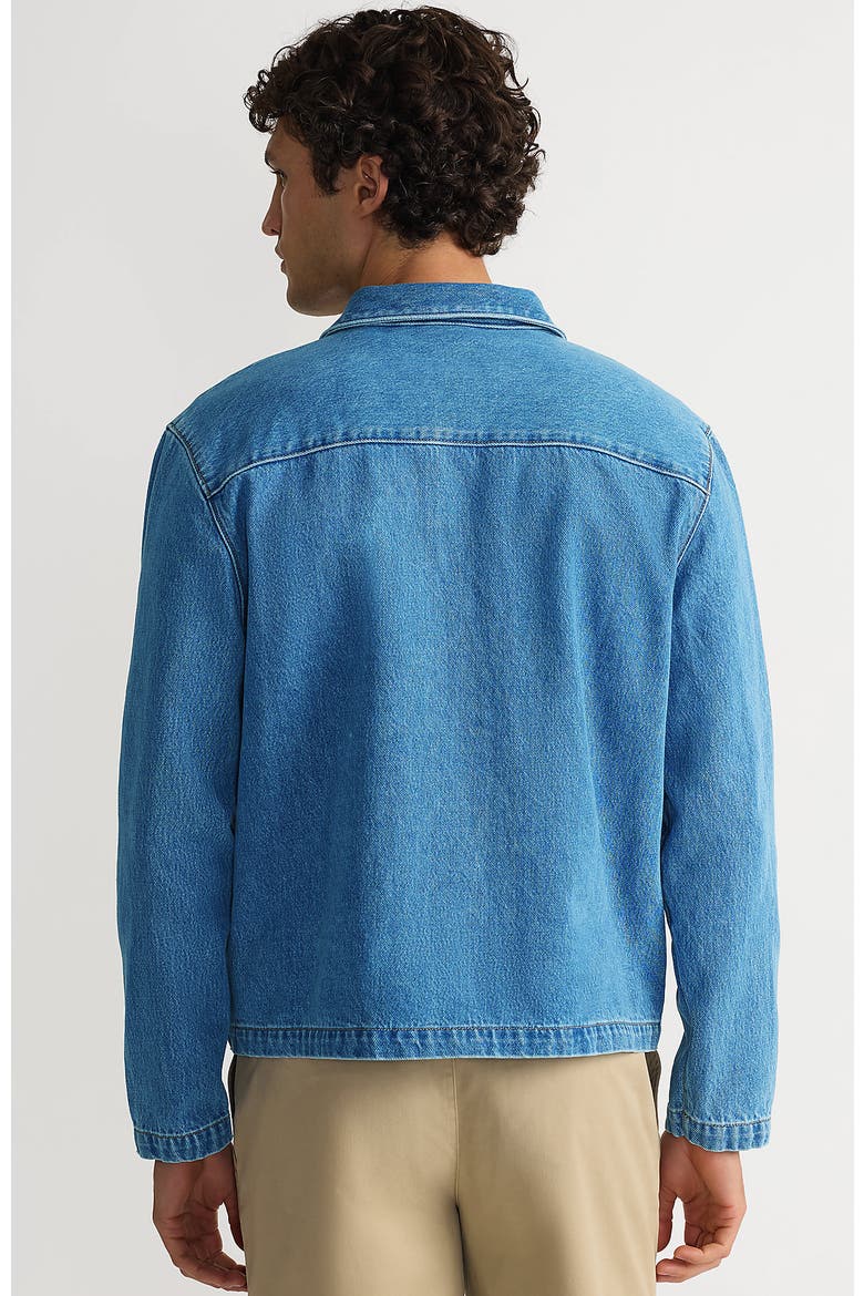Lightweight Full Zip Jacket, Alternate, color, Stone Wash